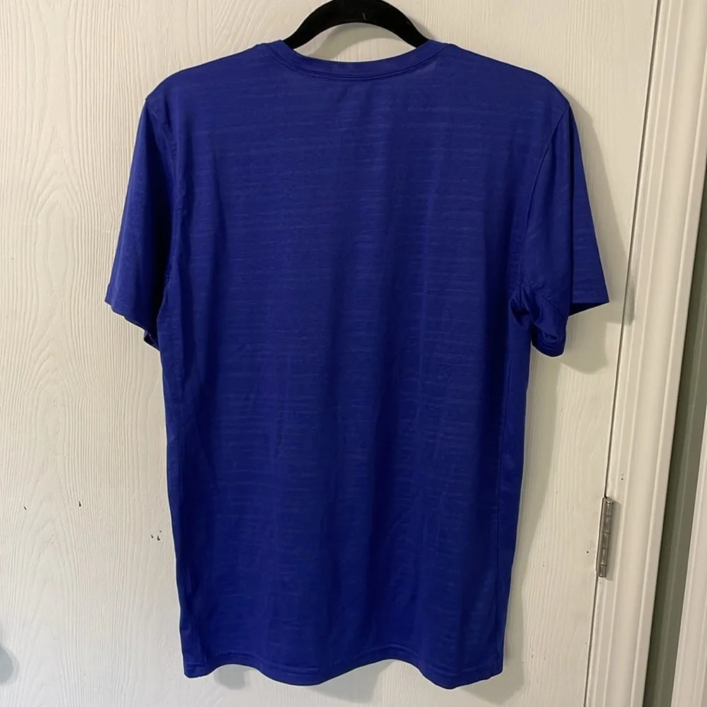 💰Nike Dri-Fit Short Sleeve Tank Royal Blue Size Medium - Picture 5 of 6